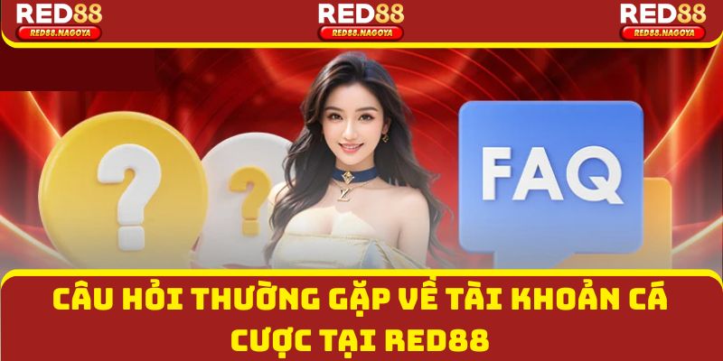 Giải đáp câu hỏi thường gặp xoay quanh về tài khoản cá cược tại Red88