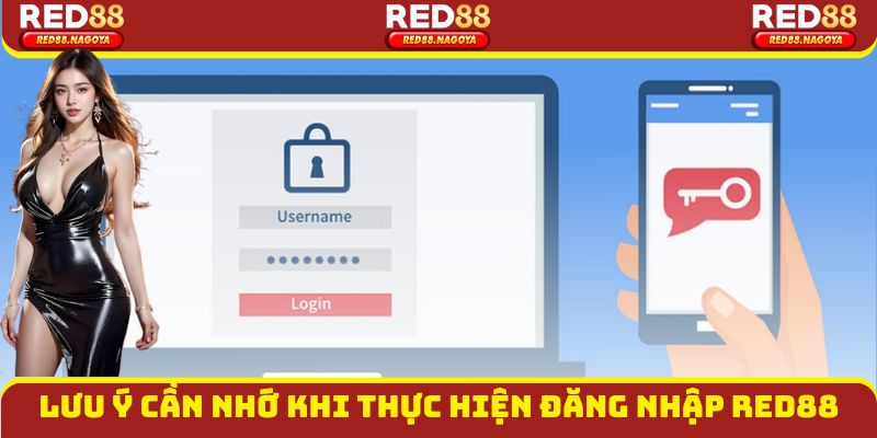 Lưu ý cần nhớ khi thực hiện đăng nhập Red88