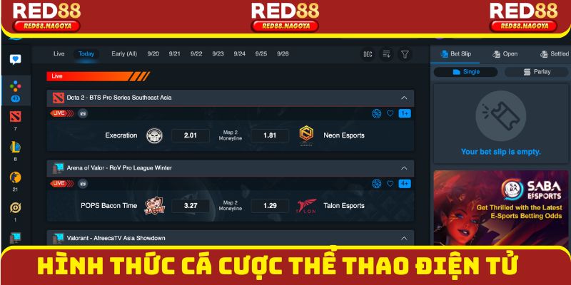 Khám phá về hình thức cá cược thể thao điện tử